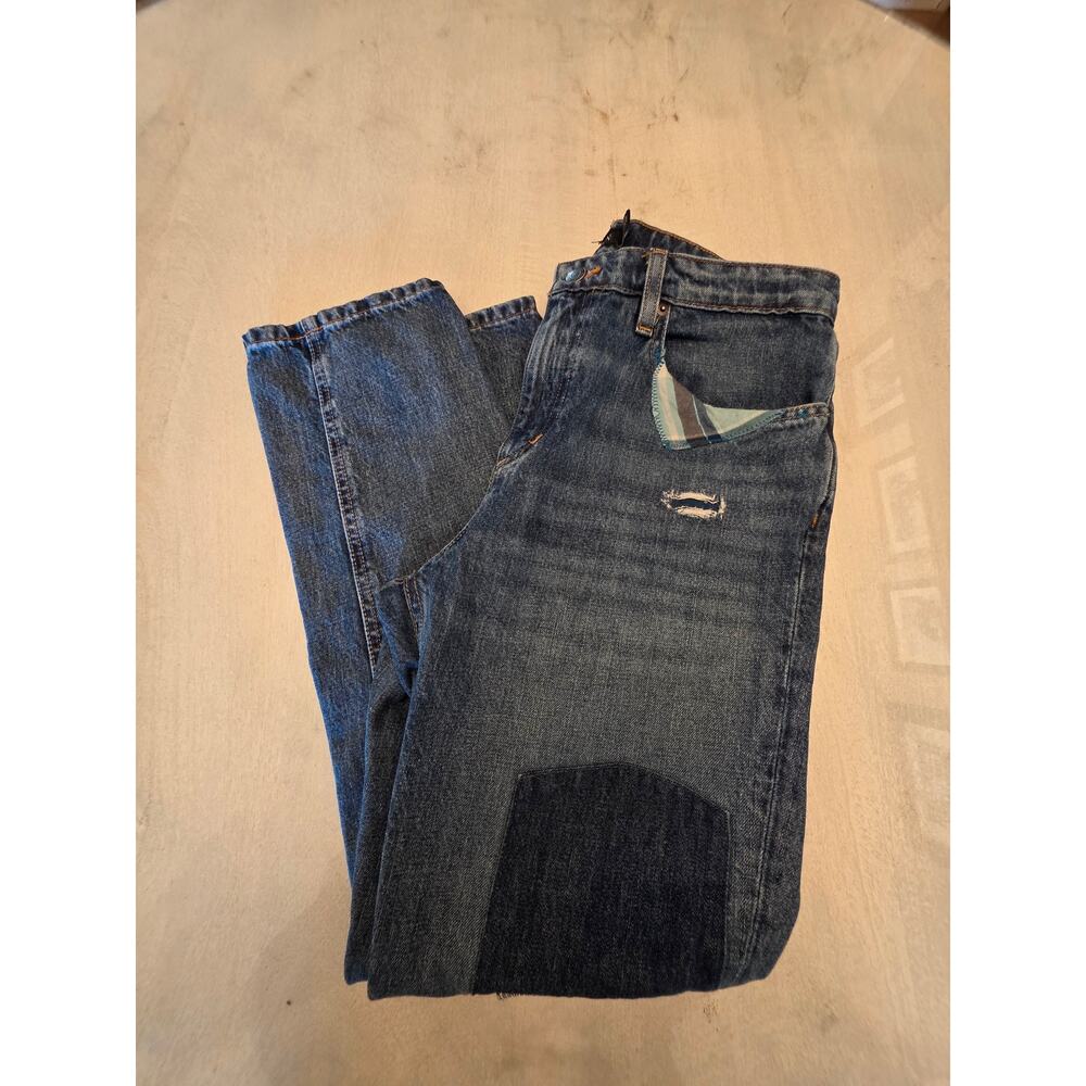 Lauren Ralph Lauren Women's Patchwork Denim Jeans SZ 6
